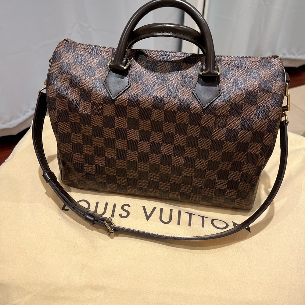 Louis Vuitton Speedy 30 Bandouliere         Damier Ebene